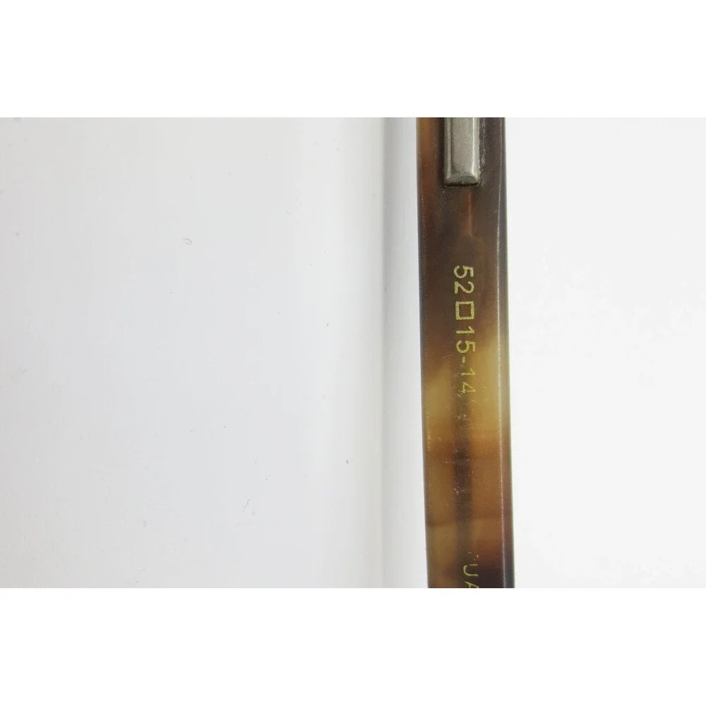 Jills Stuart Brown Tortoiseshell Rectangular Eyeglasses Frames 52-15-140 38259